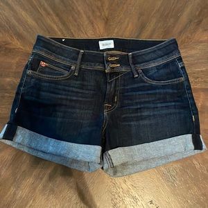 Hudson Women’s Blue Denim Shorts Size 27 Croxley Mid Thigh Short